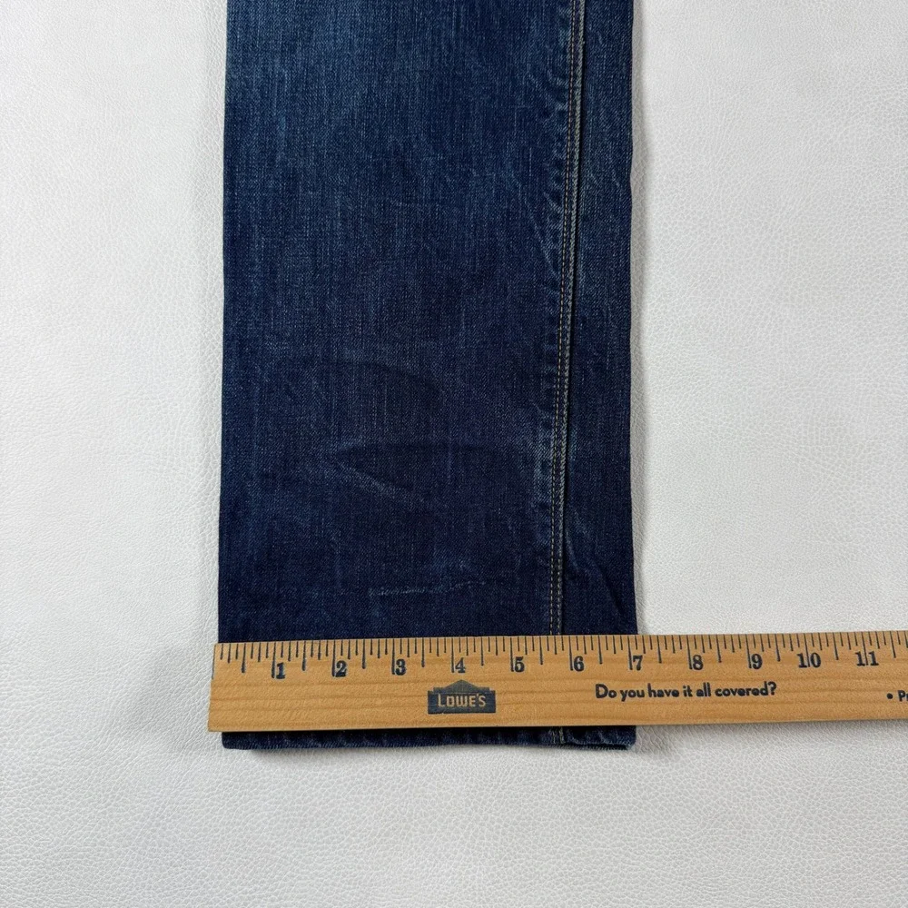 Raleigh Denim Jones White Oak Cone Denim Selvedge Jeans Mens 30x34 Medium Wash